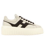 Cream/Brown H-Stripes Allacciato H Spezzata