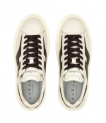 Cream/Brown H-Stripes Allacciato H Spezzata