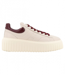 Cream/Cherry H-Stripes Allacciato H