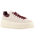 Cream/Cherry H-Stripes Allacciato H