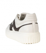 Cream/Brown H-Stripes Allacciato H Spezzata