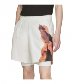 Y-3 X US OPEN Beige Shorts & Tight