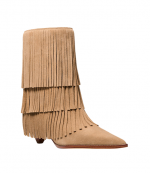 Husk Fringe Leather Jayla Heeled Bootie