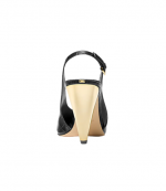 Chocolate Leather Electra Sling Pump