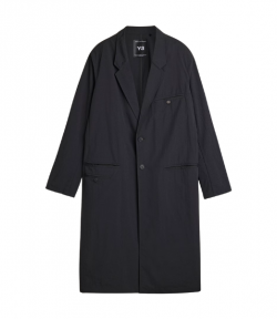 Black M Nylon Coat