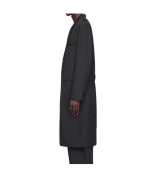 Black M Nylon Coat