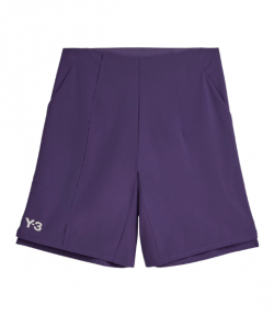 Purple Y-3 Tennis Pro Ergo Shorts