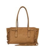 Husk Suede Leather Hamilton Moderne Sm Ew Shoulder Tote Bag