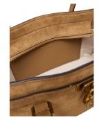 Husk Suede Leather Hamilton Moderne Sm Ew Shoulder Tote Bag