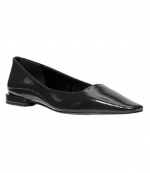 Oxblood Crinkled Patent Leather Darrah Ballet