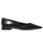 Oxblood Crinkled Patent Leather Darrah Ballet
