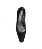 Oxblood Crinkled Patent Leather Darrah Ballet