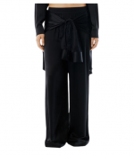 Mid Rise Boxer BlackPant W/ Prestyled Shirt