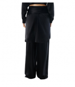 Mid Rise Boxer BlackPant W/ Prestyled Shirt