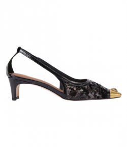 Regent Open Black Fabric Court