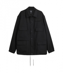 Black Y-3 Sport Uniform Coach Jacket