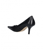 Black Leather Selina Pump