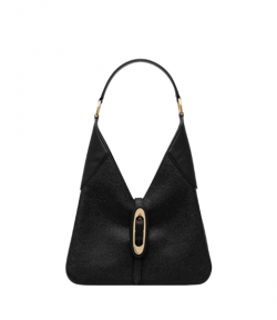 Black Leather Cornelia Bag