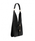 Black Leather Cornelia Bag