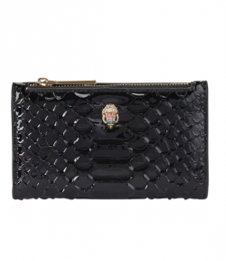 Kensington Black Snake print Bilfold Wallett