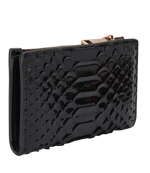 Kensington Black Snake print Bilfold Wallett