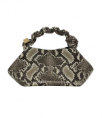 Snake Print Ganni Bou Bag Small