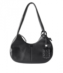 Black Ganni Bou BagHobo Medium