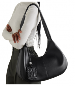 Black Ganni Bou BagHobo Medium