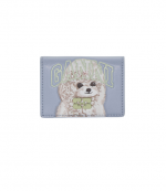 Soft Chambray Ganni Bou Card holder With Flap Animals