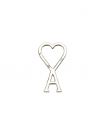 Silver Metal Ami De Coeur Hook Keyring