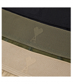 Three Pack Ami De Coeur Stretch Cotton Boxers Anthracite/Olive/Ivory