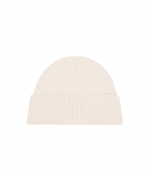 Ecru Ami De Coeur Merino Wool Knit Beanie