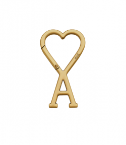 Gold Metal Ami De Coeur Hook Keyring