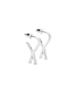 Silver Small Ami De Coeur Earrings