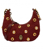 Wine Comb Suede Kensington Hobo Gems