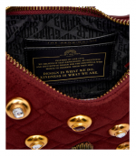 Wine Comb Suede Kensington Hobo Gems