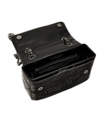 Black Leather Kensington Flap Kurt