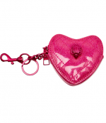 Pink Comb Glitter Kensington Heart Charm