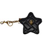 Black Leather Kensington Star Charm