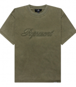 Olive Represent Reverse Applique T-Shirt