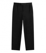 Washed Black Ribbed Hybrid Pants