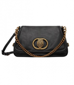 Black Leather Chelsea Soft Saddle Bag