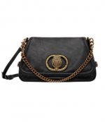 Black Leather Chelsea Soft Saddle Bag