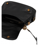 Black Leather Chelsea Soft Saddle Bag