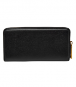 Black Chelsea Zip Around Wallet