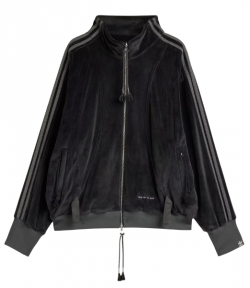 Black SFTM Velour Jacket