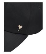 Anthracite Ami De Coeur Stud Cap Crinkled Nylon Serge