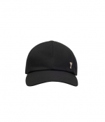Anthracite Ami De Coeur Stud Cap Crinkled Nylon Serge