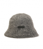 Anthracite Mohair Blend Wool Ami Bucket Hat