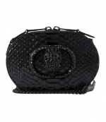 Black Snakeprint  Small Chelsea Camera Bag Dr